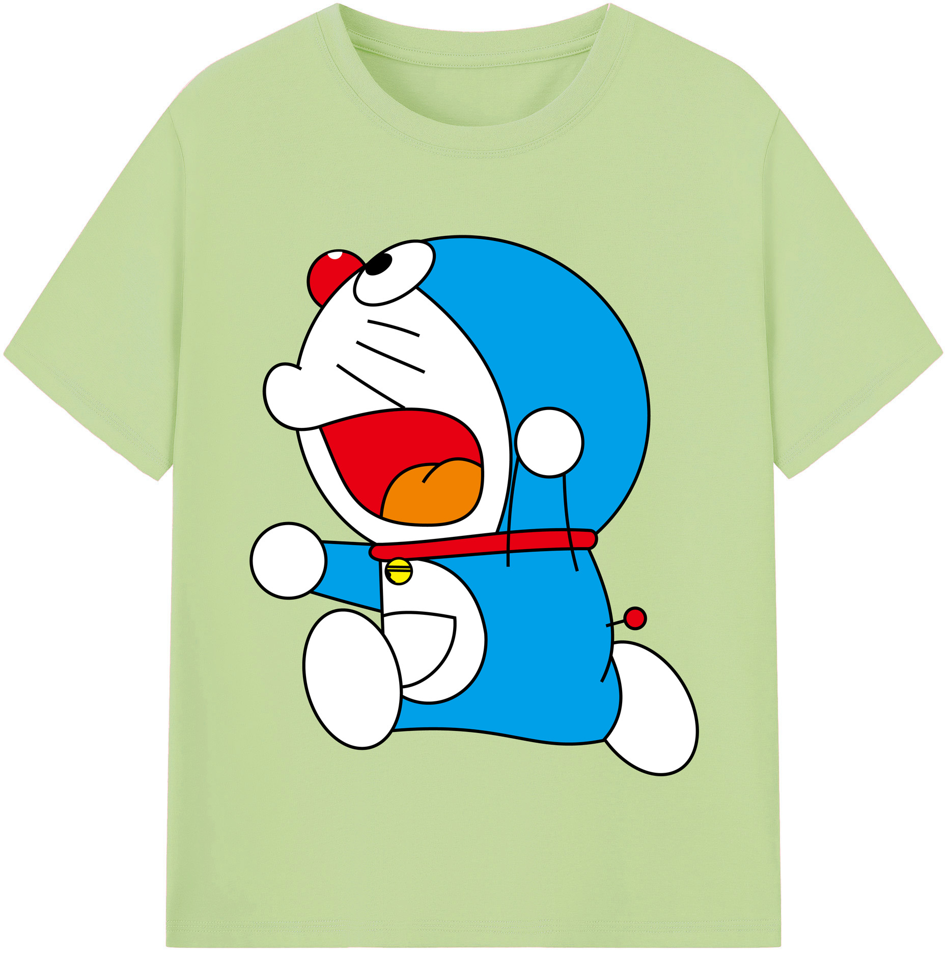 （画像用） ドラえもん Doraemon 綿100％半袖Tシャツ（フロントプリント）
